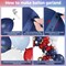 149PCS Red White and Blue Balloon Arch Kit – Memorial Day & 4th of July Patriotic Decorations with Navy Pearl, Red & Metallic Balloons for Independence Day, Veterans Day & USA Party Decor